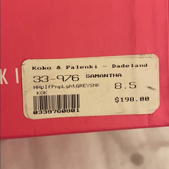 Koko & Palenki light grey python heels - Picture 7 of 7